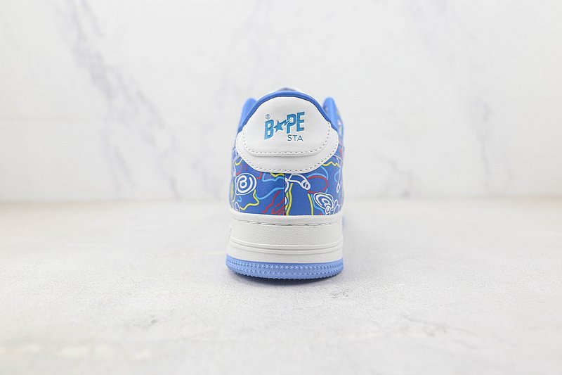 Medicom Toy Bearbrick x A Bathing Ape Bape Sta "Camo Blue" фото № 8