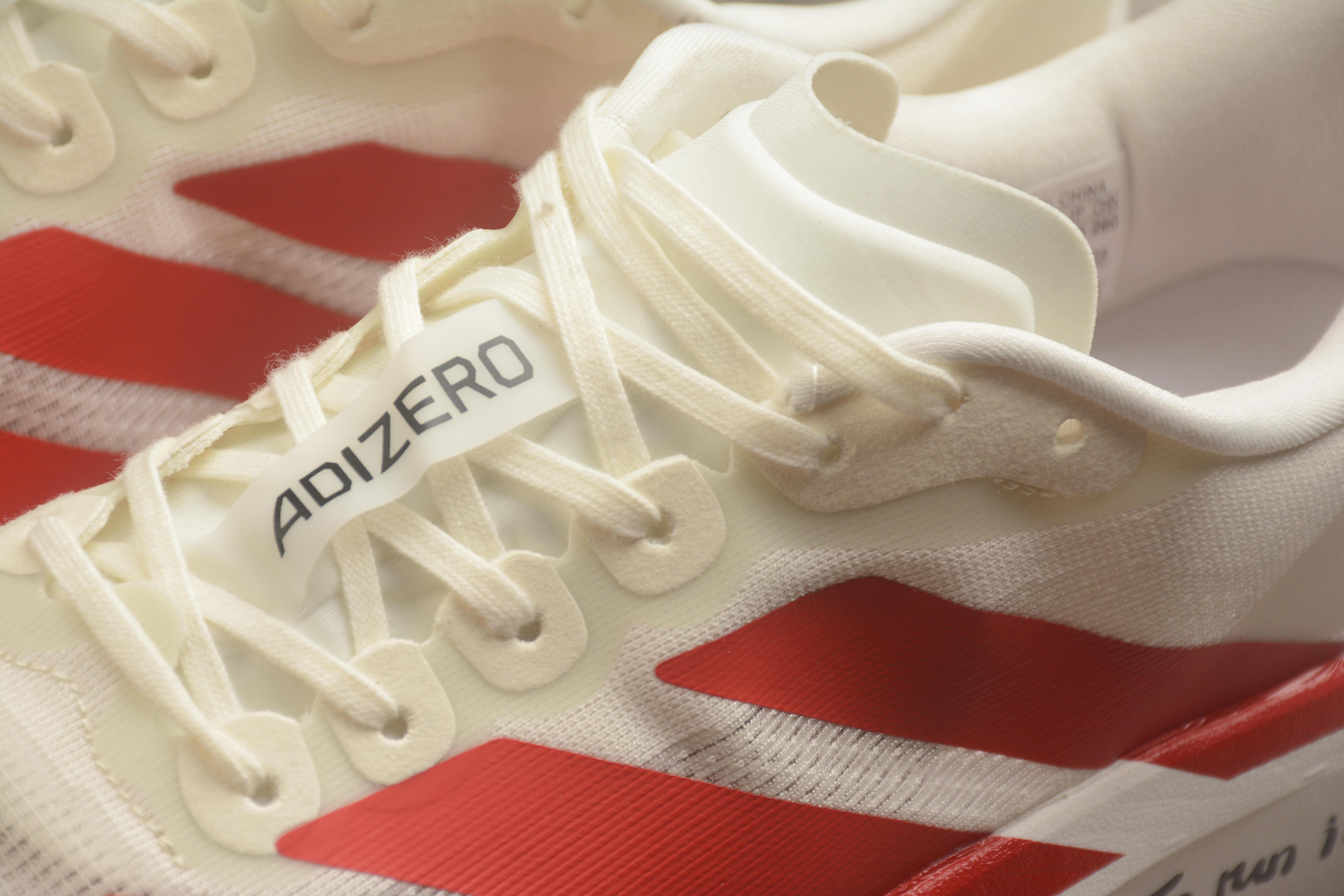adidas Adizero Evo SL "Wonder White/Lucid Red" фото № 6