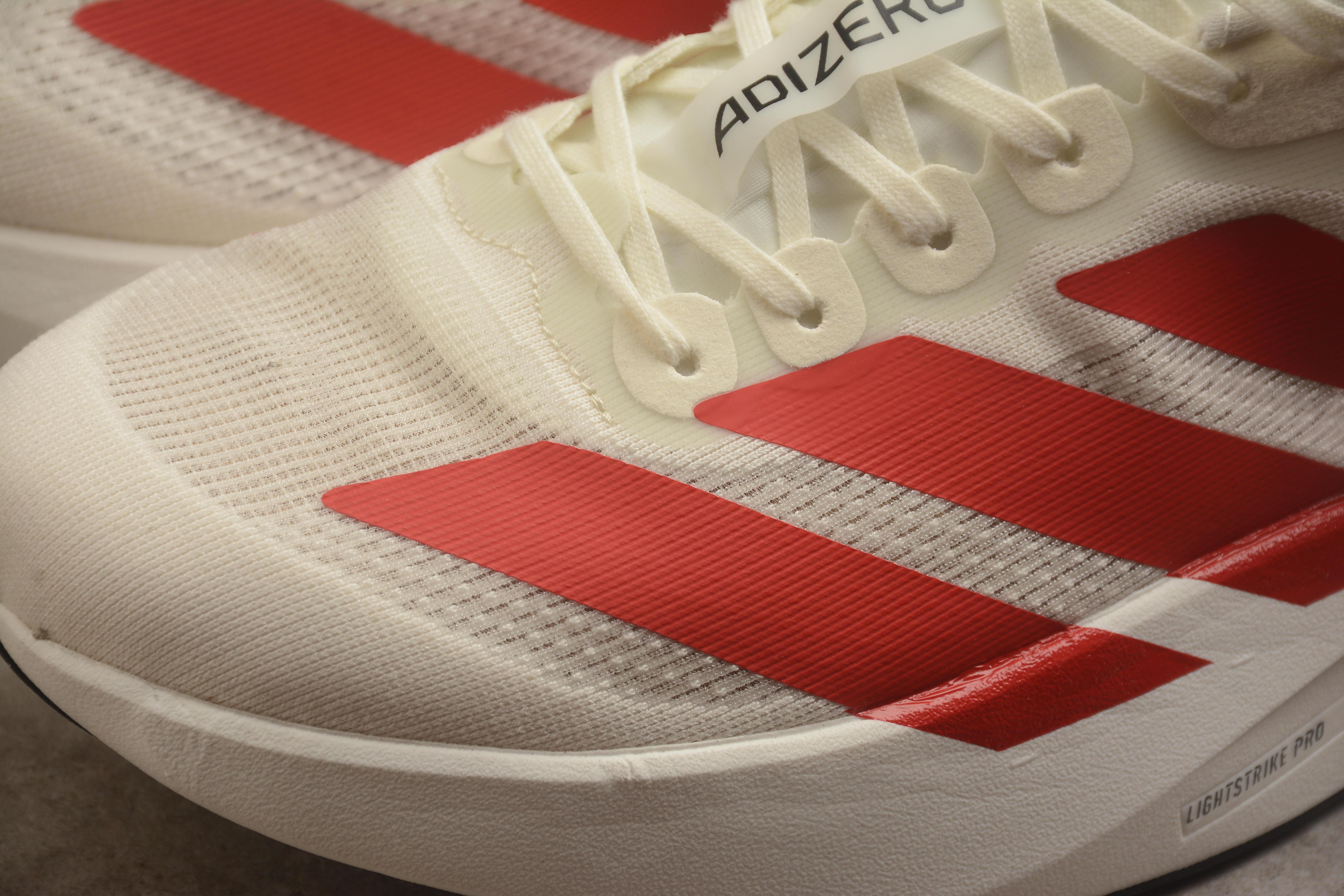 adidas Adizero Evo SL "Wonder White/Lucid Red" фото № 5