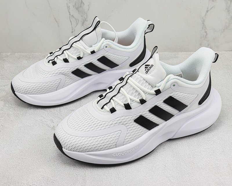 Adidas Alphabounce+ "Cloud White/Core Black" фото № 5