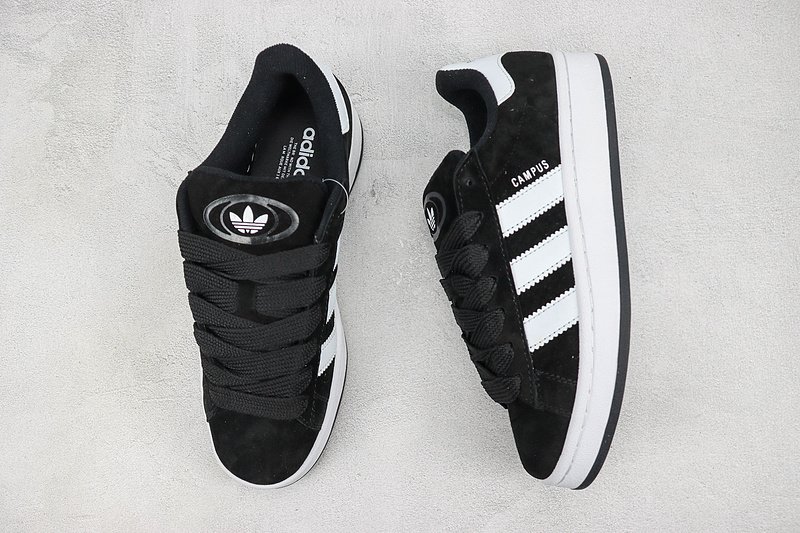 Adidas Campus 00s "Black/White/Black Lacing" фото № 6