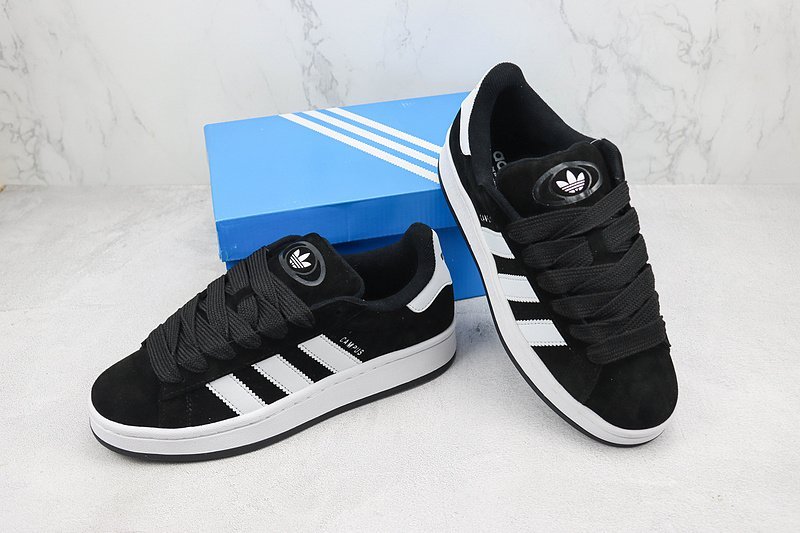 Adidas Campus 00s "Black/White/Black Lacing" фото № 7