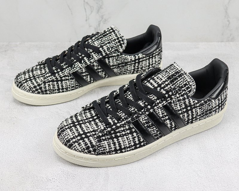 Invincible x Dayz x Adidas Campus 80s "Black Tweed" фото № 5