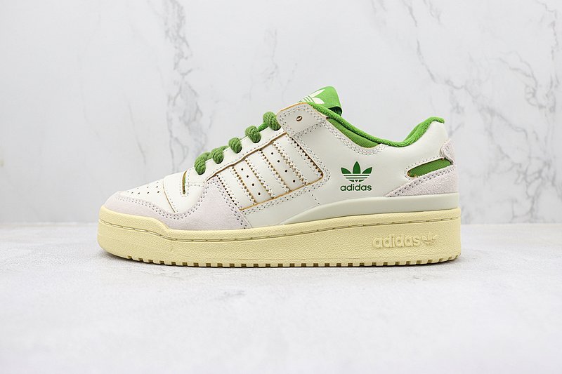 Adidas Forum 84 Low "White/Green" фото № 2