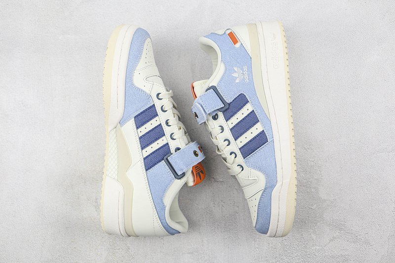 Adidas Forum 84 Low "Blue Cloud White" фото № 6