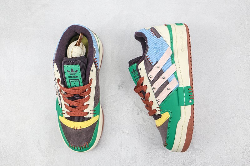 Adidas Forum 84 Low "Melting Sadness Patchwork White" фото № 7