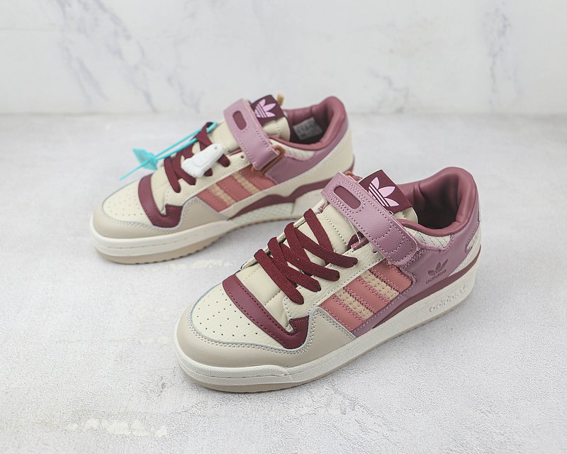 Adidas Forum 84 Low "Bordo/Light Pink" фото № 5