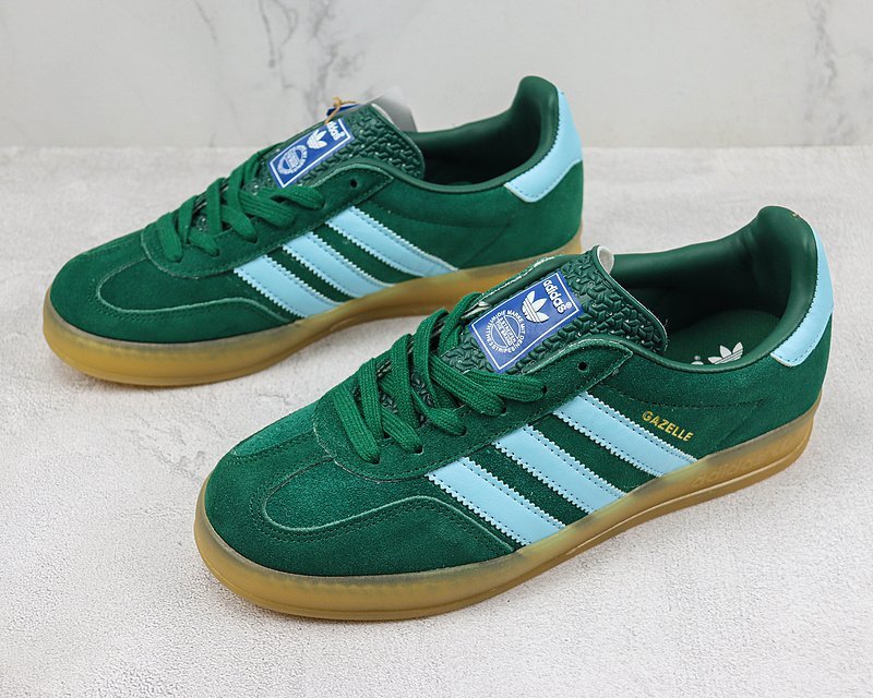 Adidas Gazelle Indoor "Green/Blue Gum" фото № 5