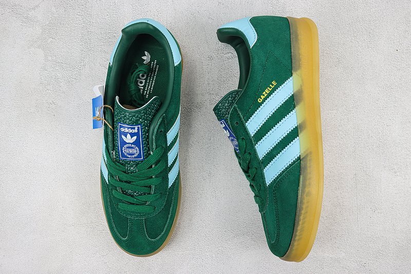 Adidas Gazelle Indoor "Green/Blue Gum" фото № 6