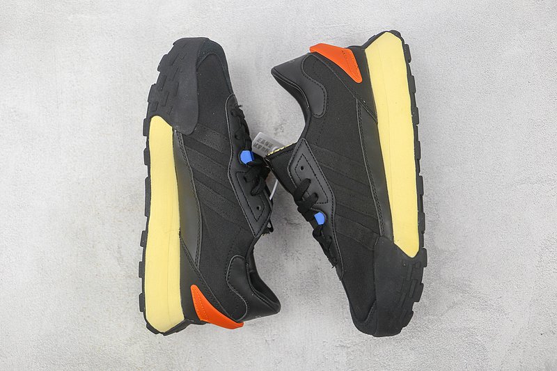 Adidas Neo Futro Mixr Lifestyle "Black/Yellow/Orange" фото № 5