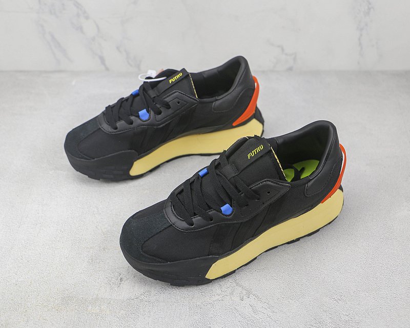 Adidas Neo Futro Mixr Lifestyle "Black/Yellow/Orange" фото № 7