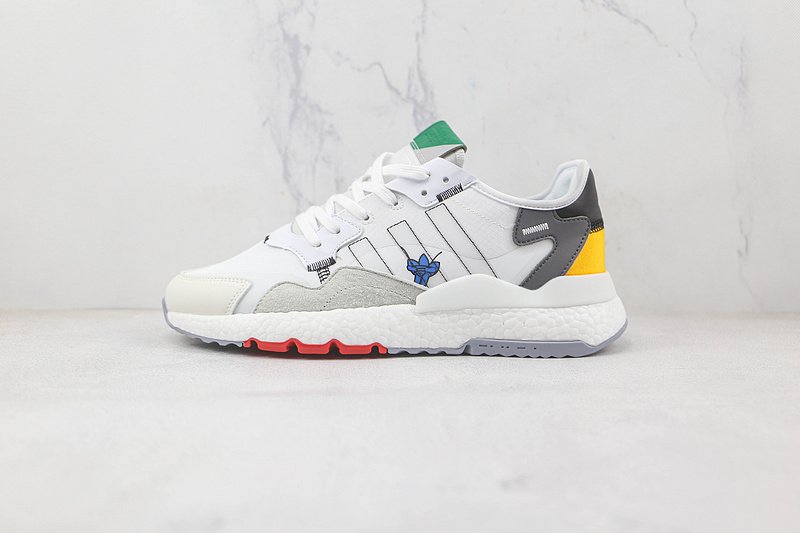 Adidas Nite Jogger Boost "Cloud White/Dark Grey/Core Black" фото № 2