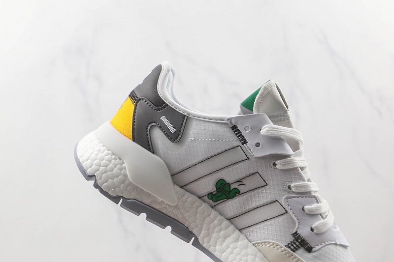 Adidas Nite Jogger Boost "Cloud White/Dark Grey/Core Black" фото № 3