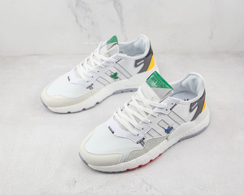 Adidas Nite Jogger Boost "Cloud White/Dark Grey/Core Black" фото № 5