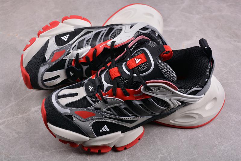 Adidas Xlg Runner Deluxe "Black/Silver/Red" фото № 6