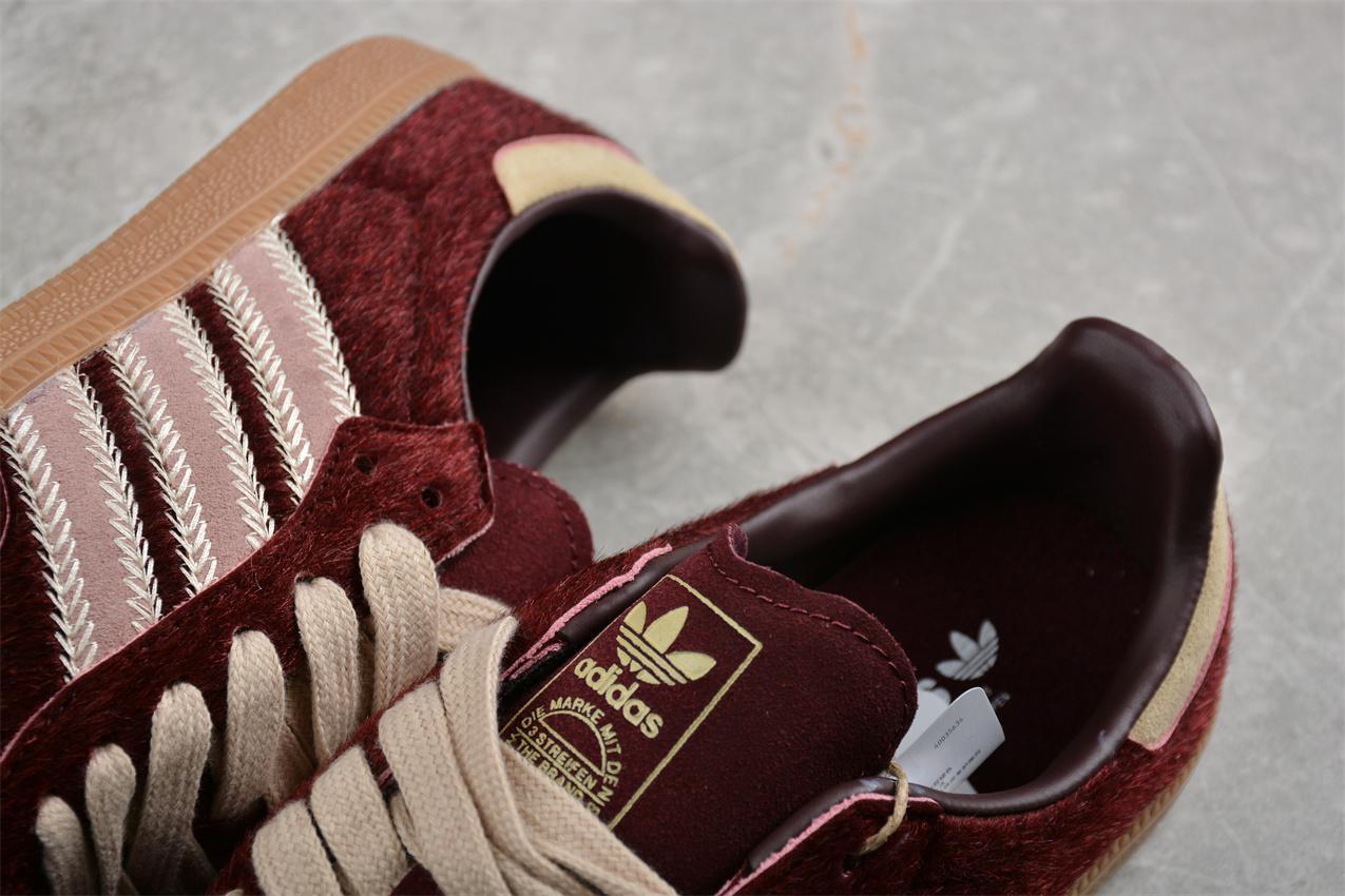 Adidas Samba OG "Maroon/Sand Strata/Pony" фото № 8