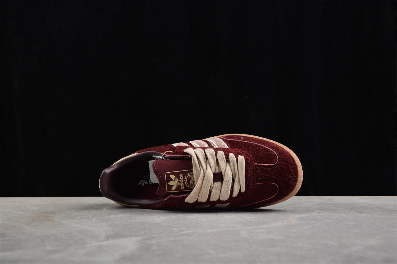 Adidas Samba OG "Maroon/Sand Strata/Pony" фото № 3