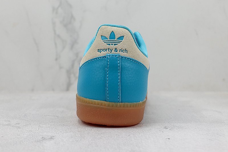 Sporty & Rich x Adidas Samba OG "Blue Rush" фото № 9