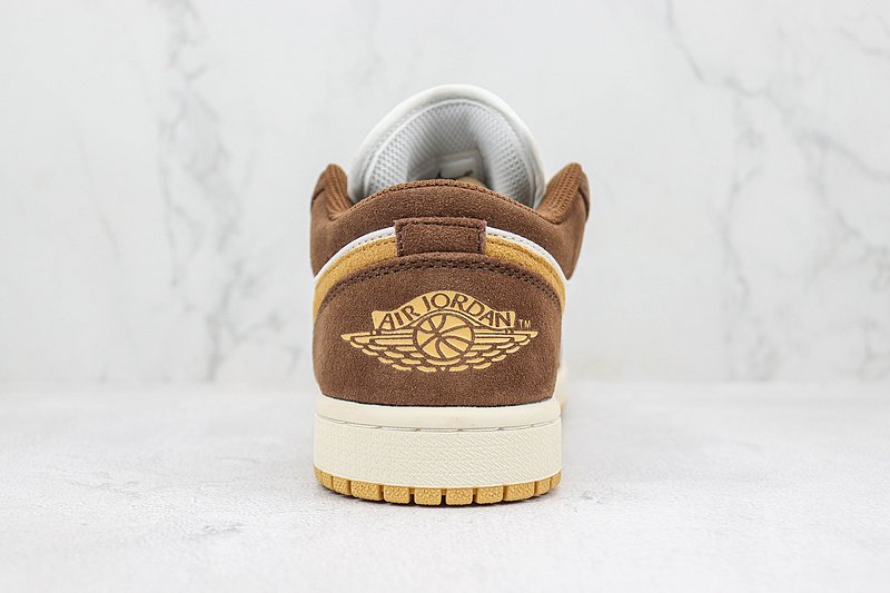 Air Jordan 1 Low "Brown/White/Blue Lacing" фото № 9