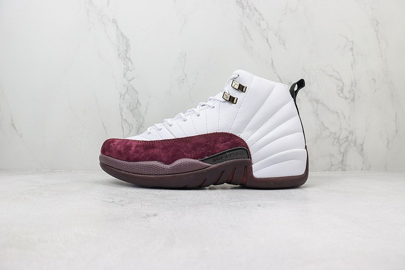 A Ma Maniere x Air Jordan 12 Retro "White/Burgundy" фото № 2