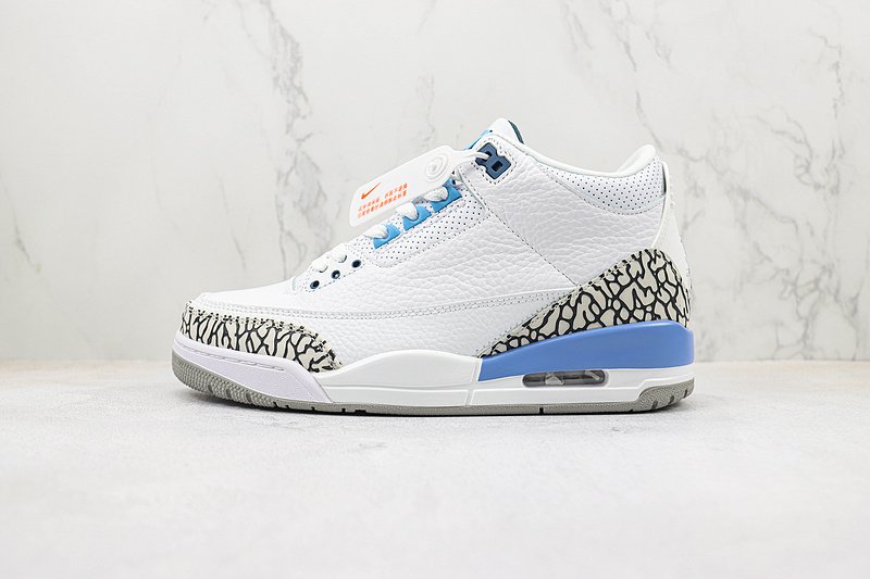 Air Jordan 3 Retro "White/Blue" фото № 2
