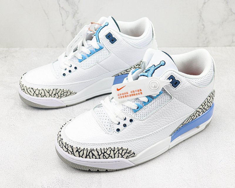 Air Jordan 3 Retro "White/Blue" фото № 5
