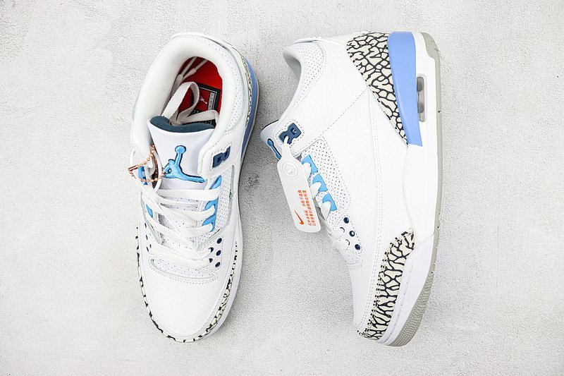 Air Jordan 3 Retro "White/Blue" фото № 7
