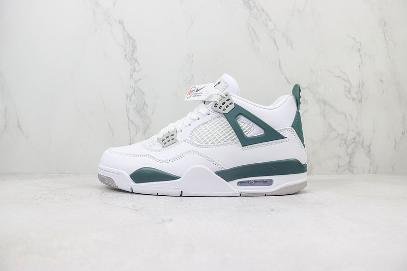 Air Jordan 4 "White/Pine Green/Grey Foot" фото № 2