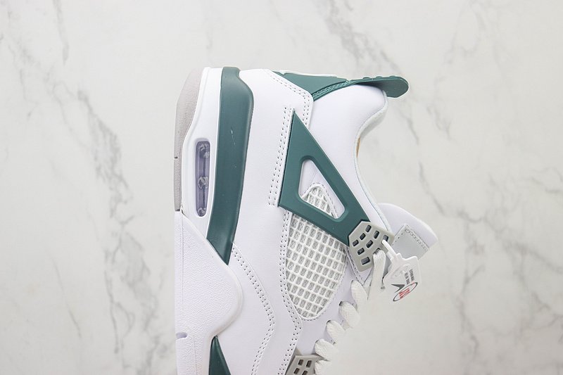 Air Jordan 4 "White/Pine Green/Grey Foot" фото № 3