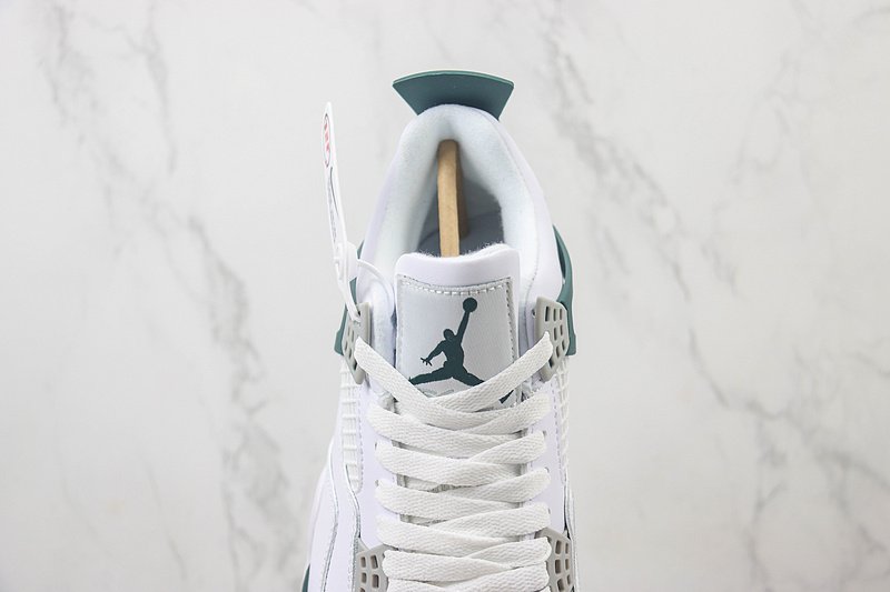 Air Jordan 4 "White/Pine Green/Grey Foot" фото № 5