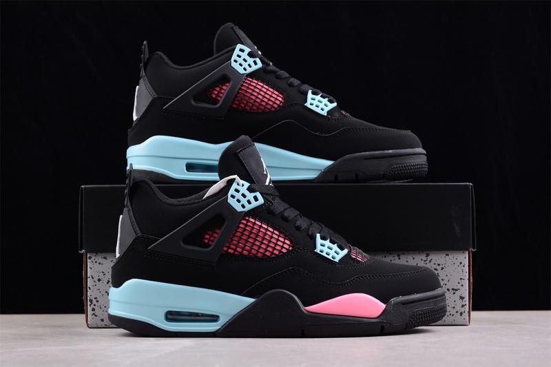Air Jordan 4 Retro "Black/Canyon Purple Blue" фото № 7