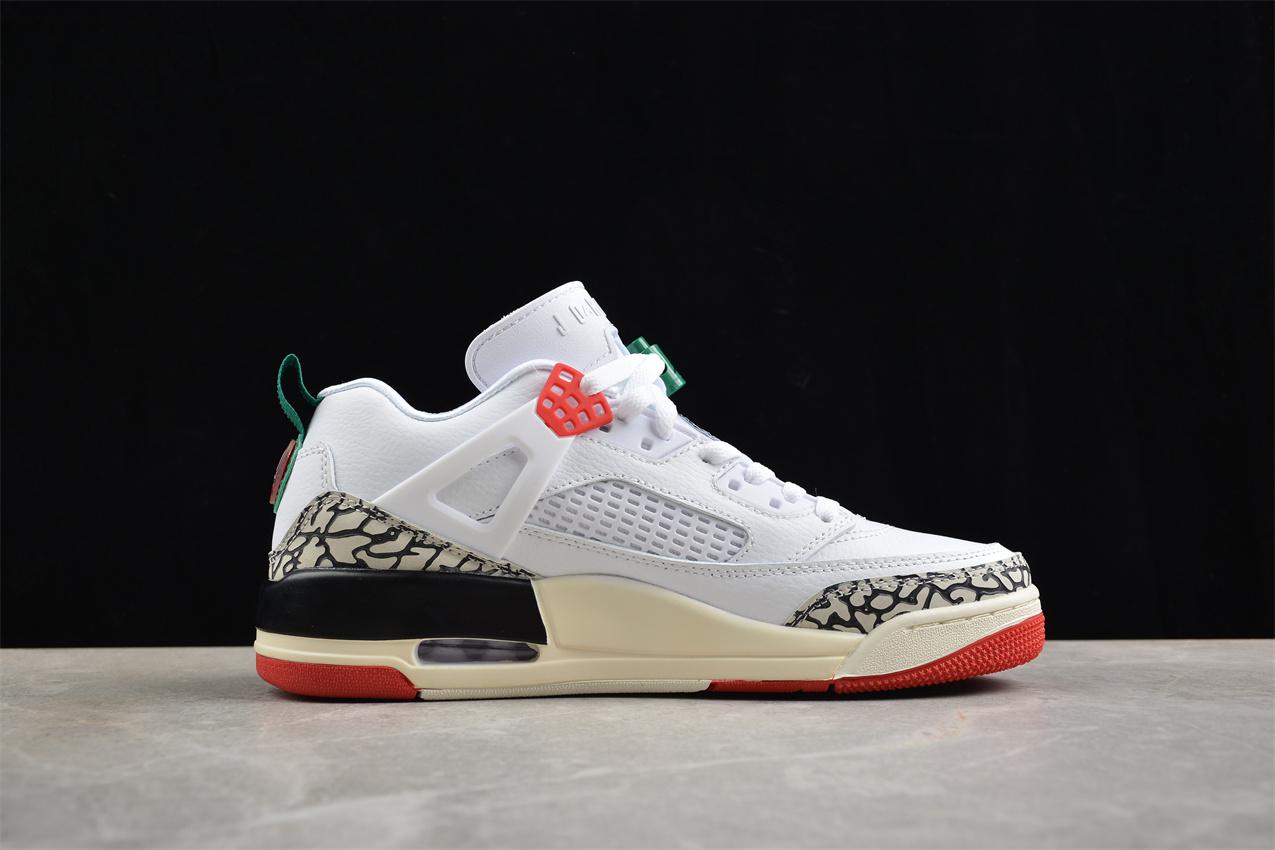 Air Jordan Spizike "White/Red-Cement Grey" фото № 7
