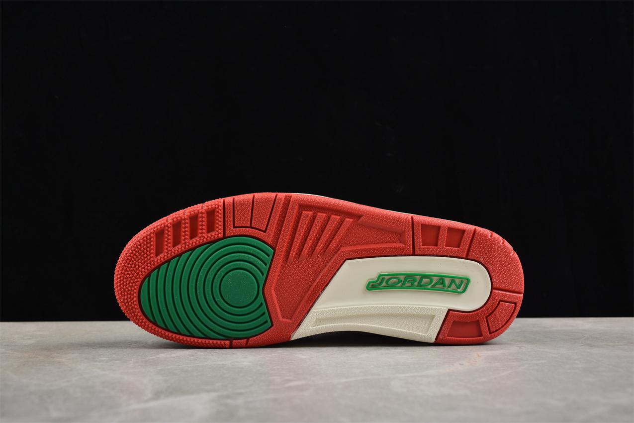 Air Jordan Spizike "White/Red-Cement Grey" фото № 8