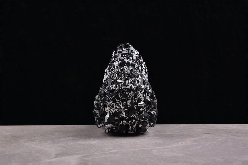 Balenciaga Defender Rubber Platform Sneakers "White/Black" фото № 6