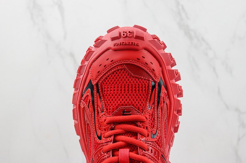 Balenciaga Defender Trainers "Red" фото № 4