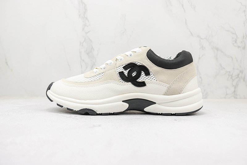 Chanel Low Top Trainer CC "White" фото № 2