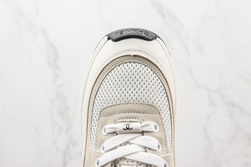 Chanel Low Top Trainer CC "White" фото № 3