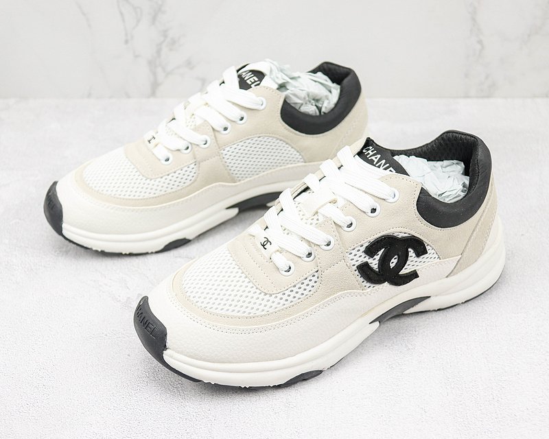 Chanel Low Top Trainer CC "White" фото № 5