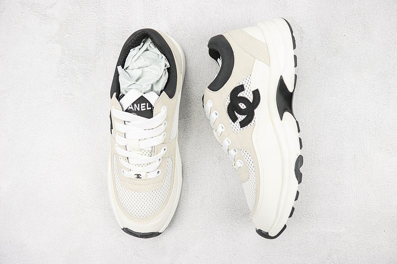 Chanel Low Top Trainer CC "White" фото № 6