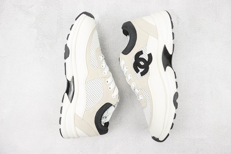 Chanel Low Top Trainer CC "White" фото № 7