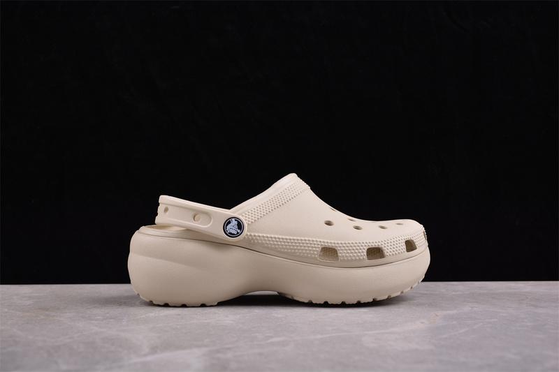 Crocs Classic Platform Clog "Beige" фото № 2