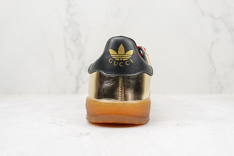 Adidas x Gucci Gazelle "Gold/Black/Beige" фото № 9
