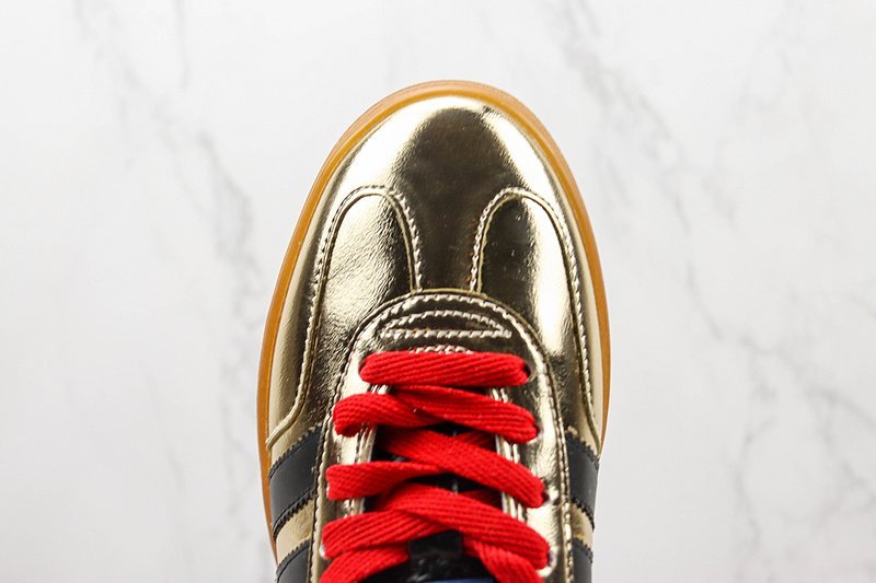 Adidas x Gucci Gazelle "Gold/Black/Beige" фото № 4