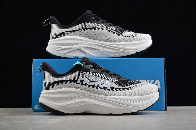 Hoka Skyflow "Black/White" фото № 9