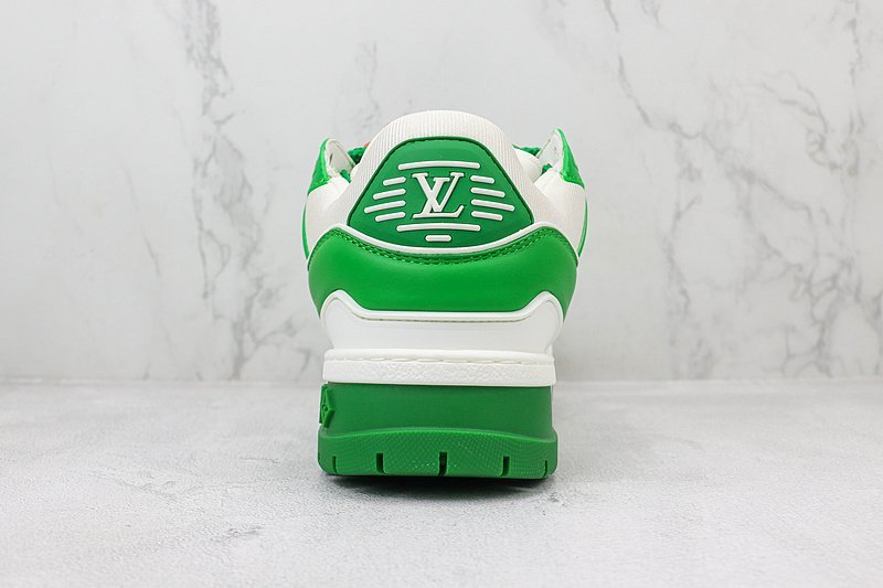 Louis Vuitton LV Trainer Maxi "White/Green" фото № 9