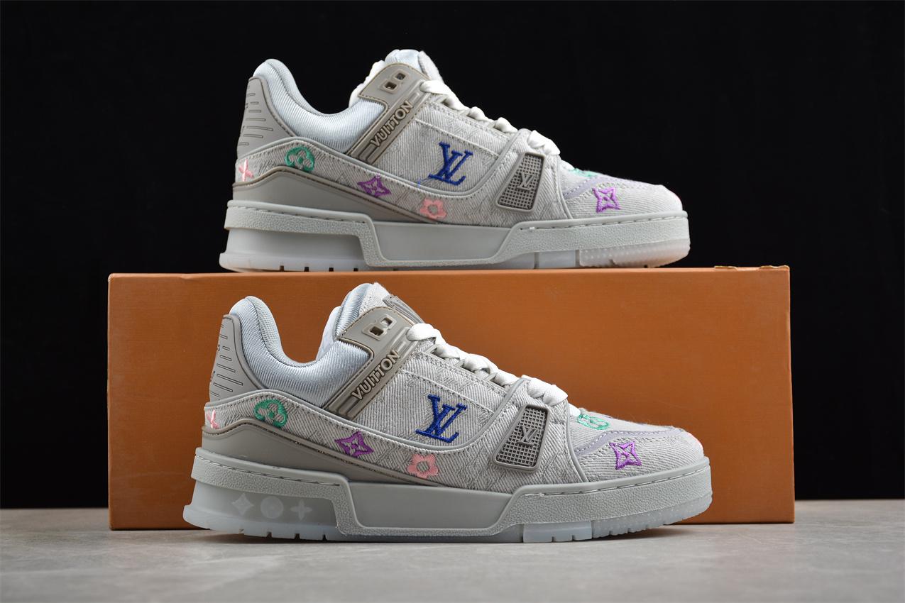 Louis Vuitton Trainer "Gray Bloom" фото № 8