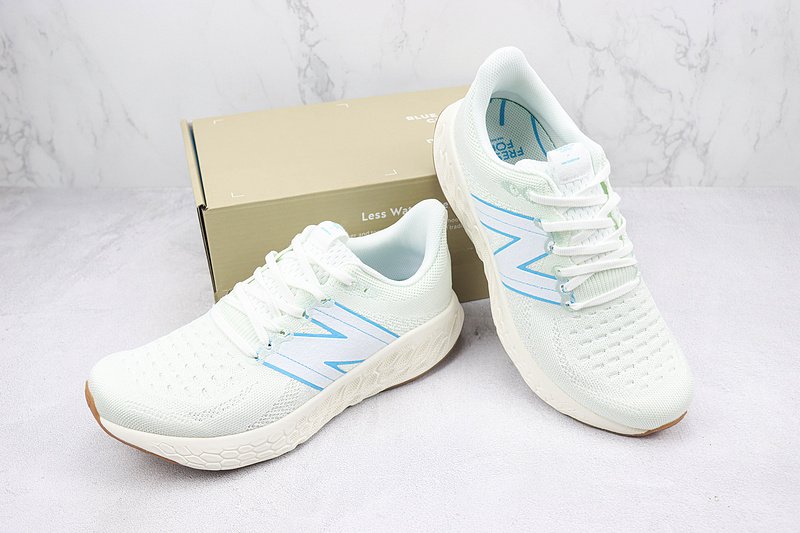 Blue Bottle Coffee x New Balance Fresh Foam X 1080v12 "White/Undyed Blue" фото № 7