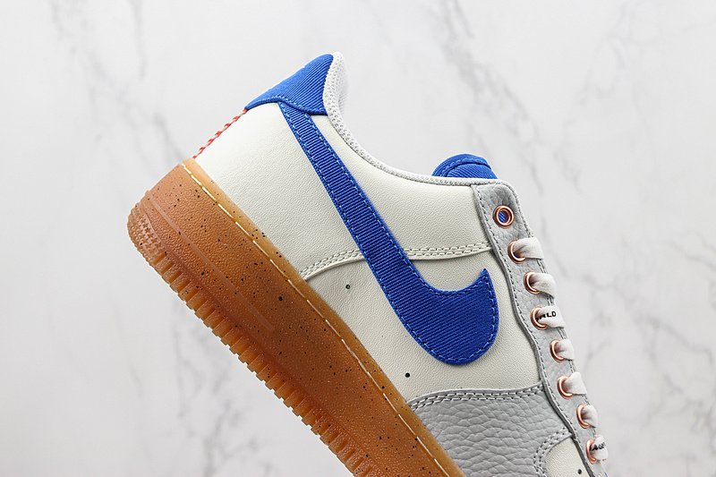 Jackie Robinson x Nike Air Force 1 Low "White/Blue" фото № 3