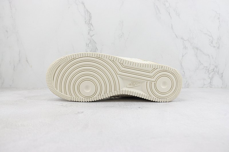 Nike Air Force 1 Low "White/Ivory Custom" фото № 8