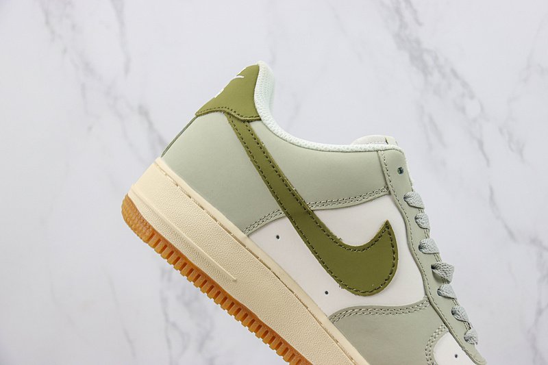 Louis Vuitton x Nike Air Force 1 Low "Pastel Green/Olive Green/White" фото № 3